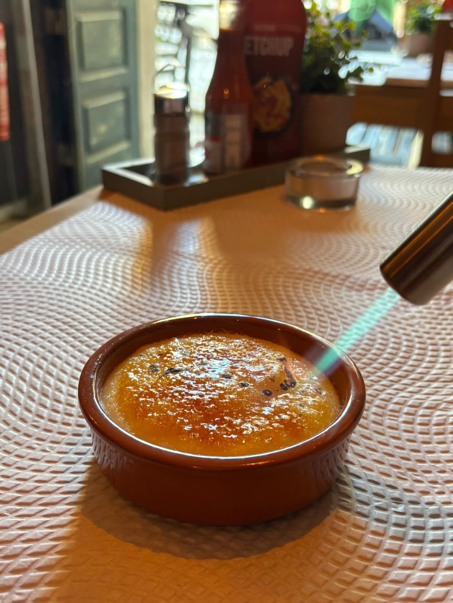 Leite creme queimado na hora